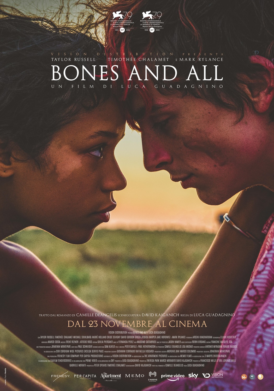 la recensione di Bones And All, il thriller di Luca Guadagnino