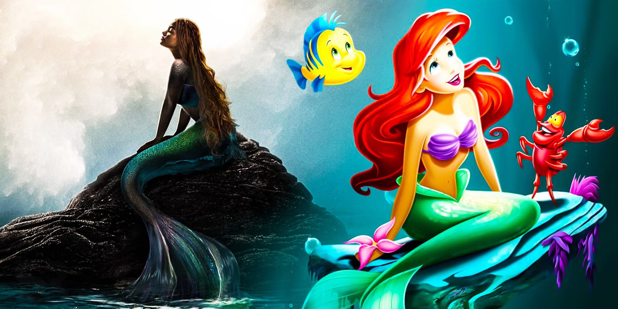 La Sirenetta: le differenze tra il live action e il film animato