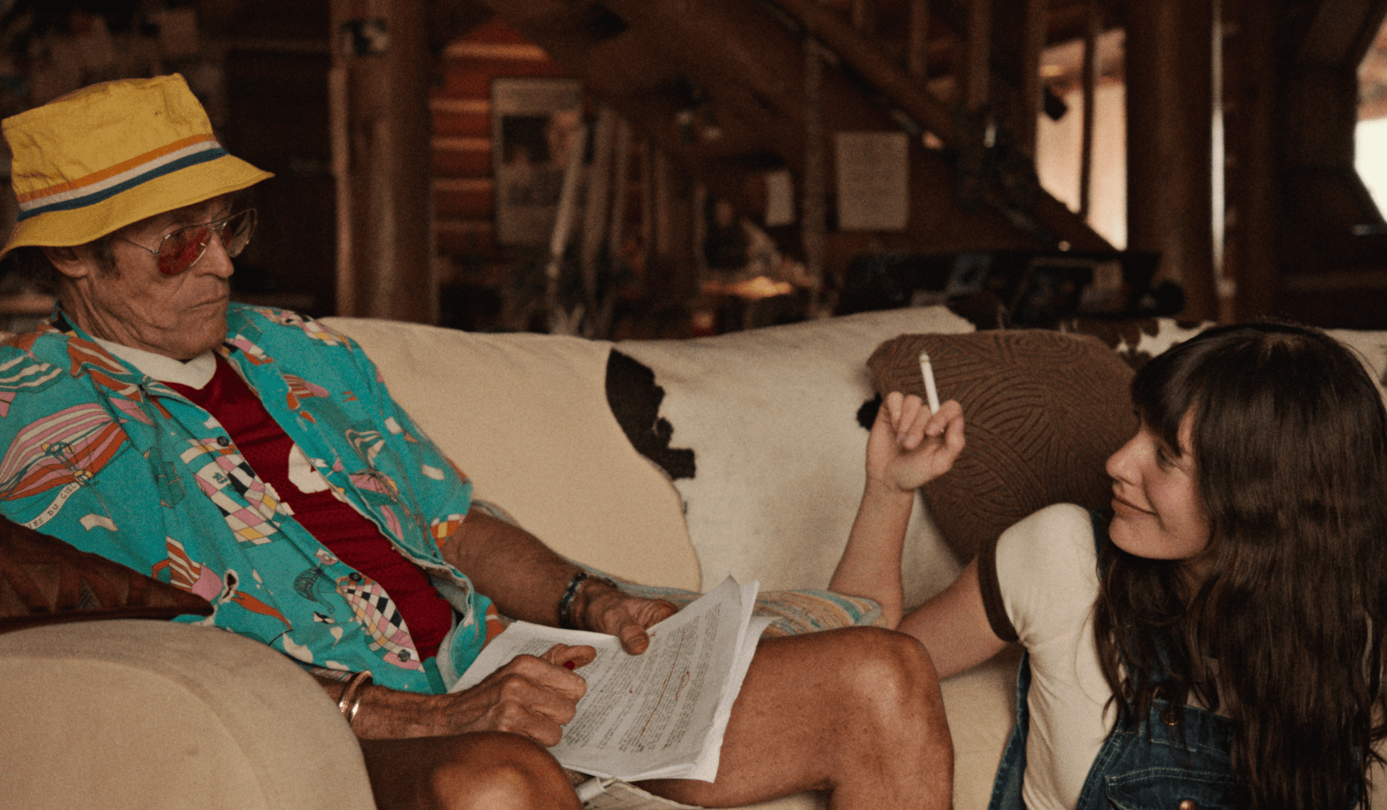 Immagine dal set di Gonzo Girl, film diretto da Patricia Arquette