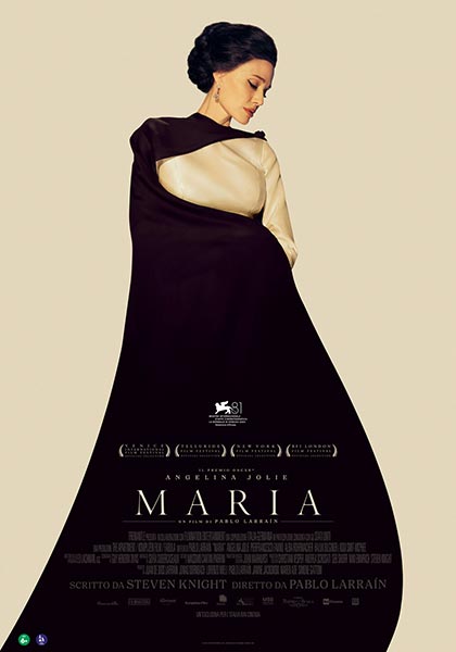 Locandina e recensione Maria Callas biopic