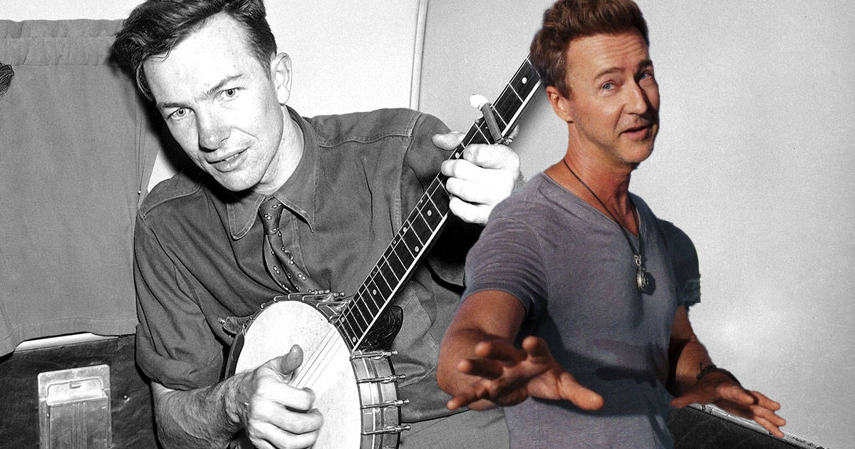 Edward Norton interpreterà Pete Seeger nel biopic su Bob Dylan
