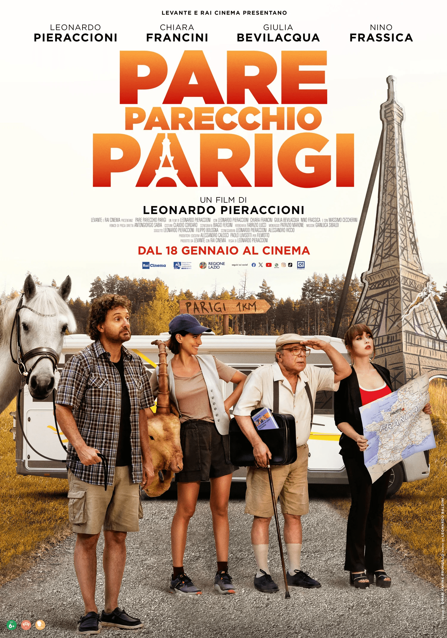Pare Parecchio Parigi: il cast del film di Leonardo Pieraccioni
