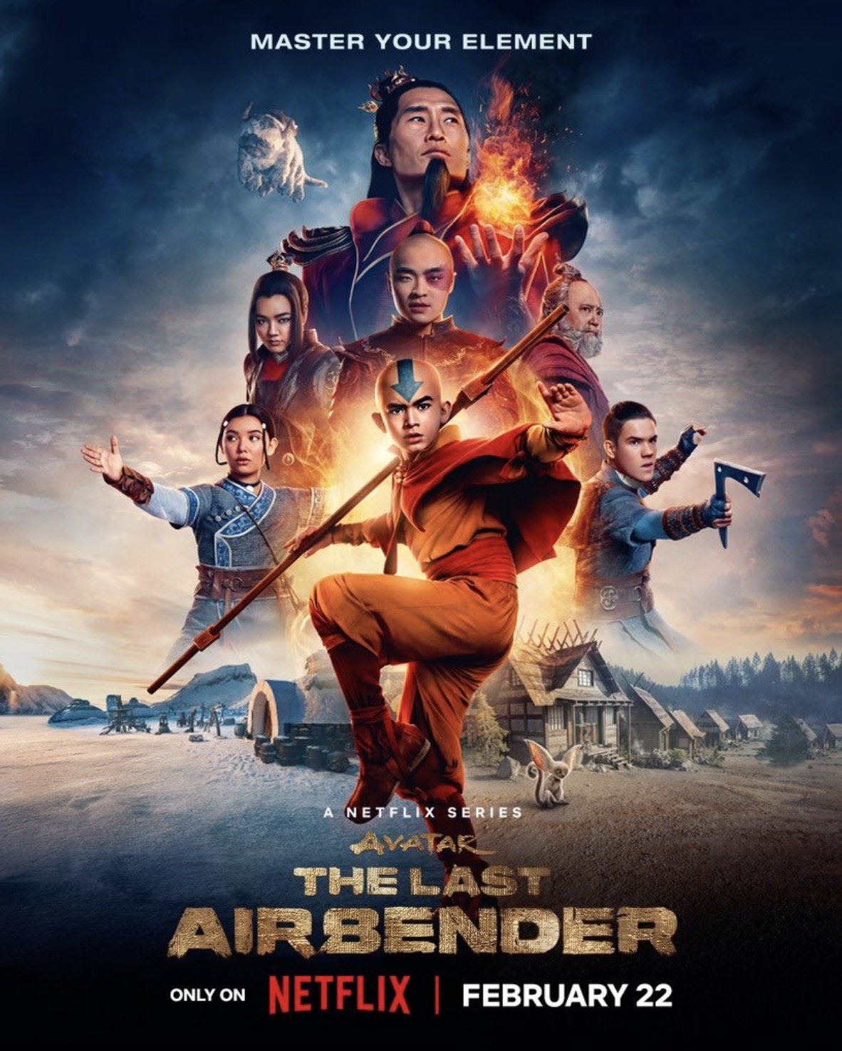 La locandina e la recensione di Avatar la leggenda di Aang di Netflix