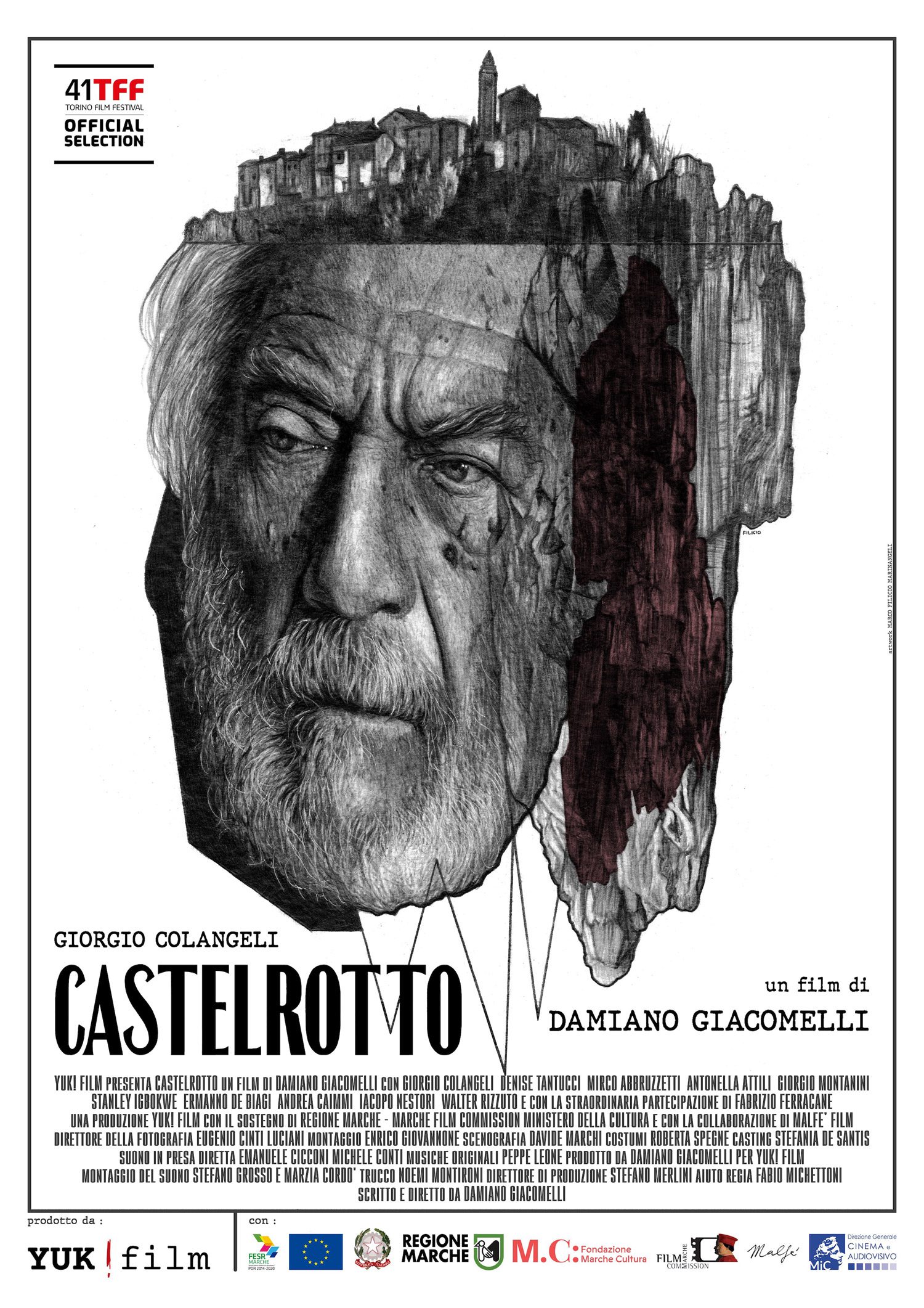 La locandina del film di Damiano Giacomelli Castelrotto
