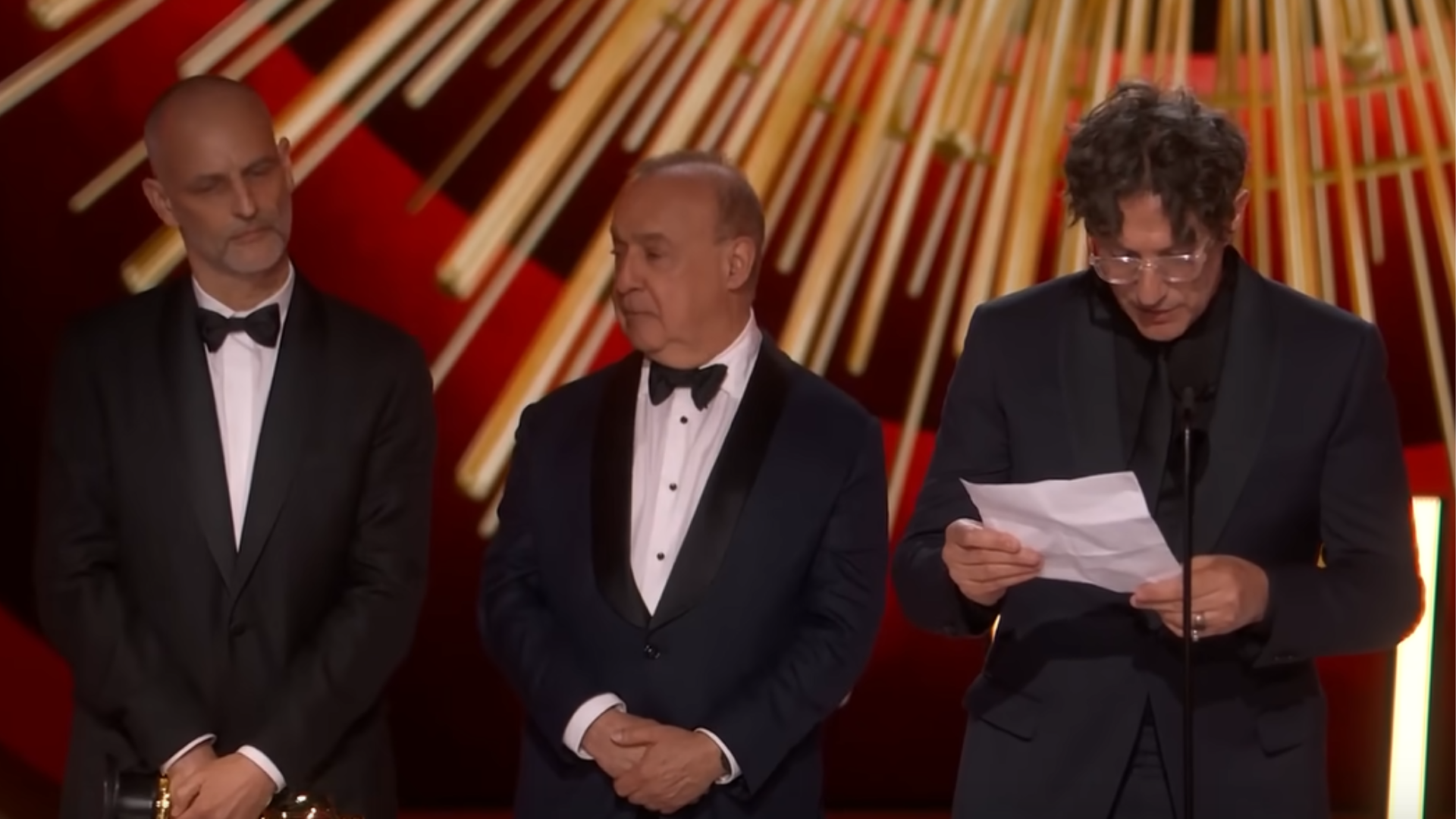 Oscar 2024 discorso di Jonathan Glazer dopo la vittoria sulla guerra