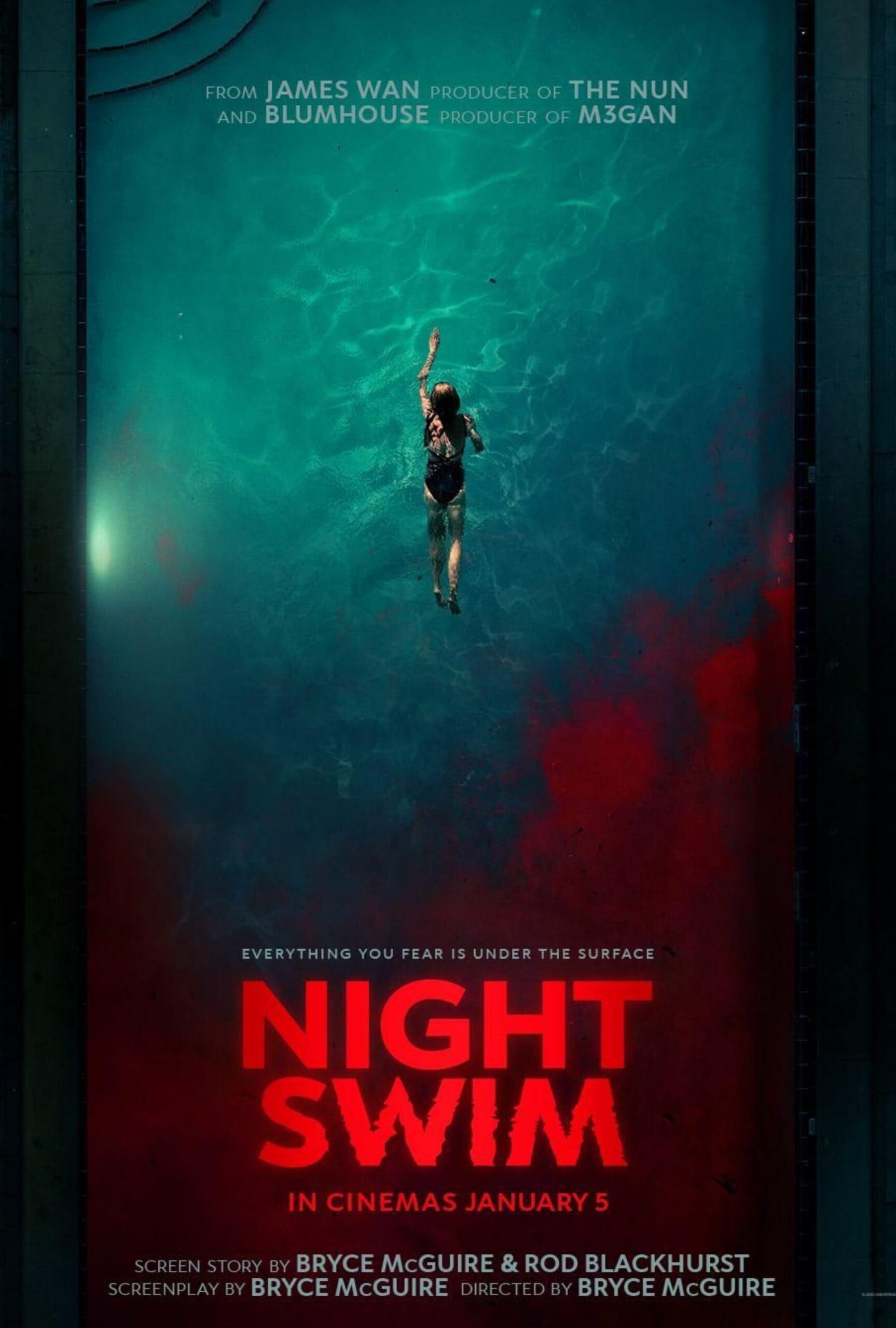 La locandina e la recensione del film horror Night Swim