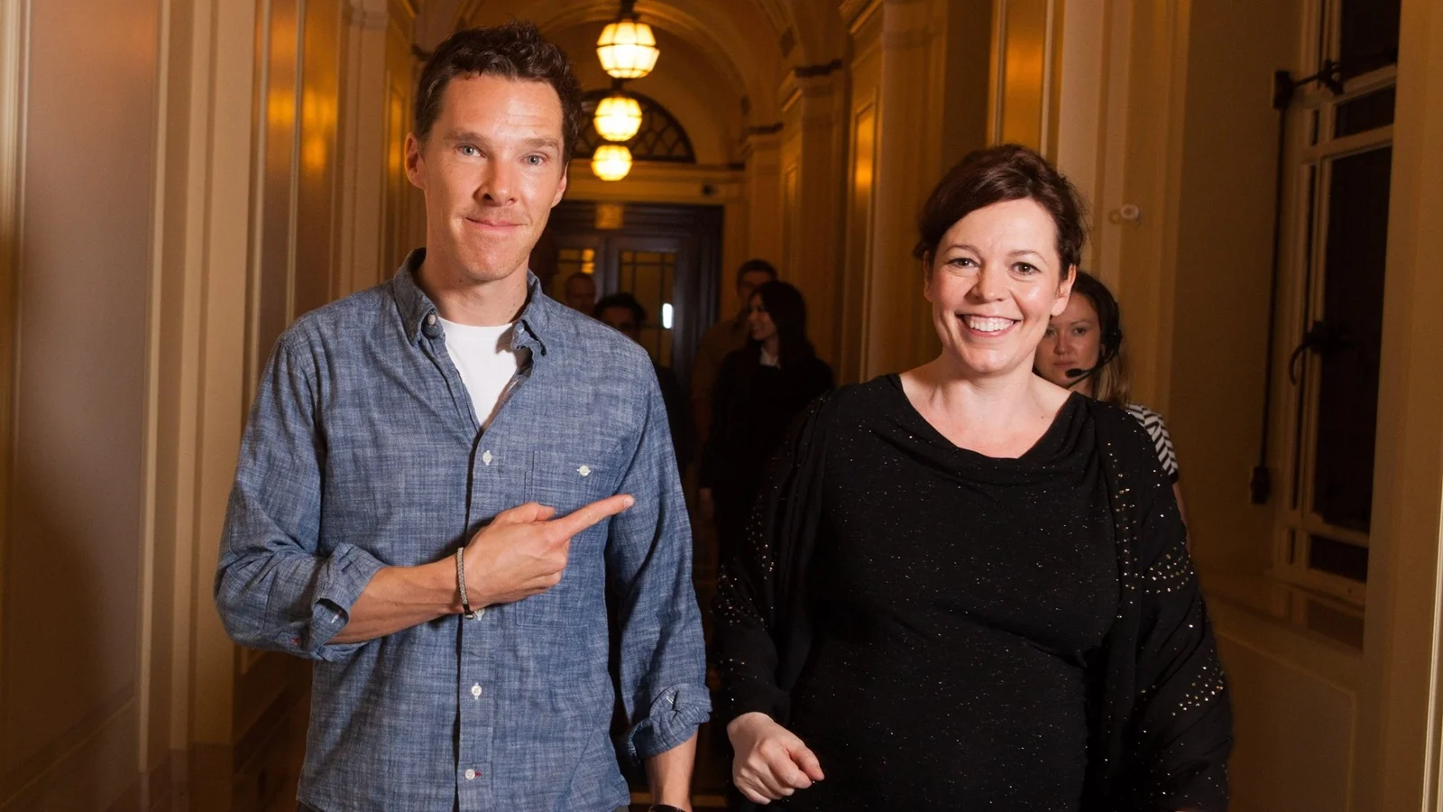 I protagonisti del remake di La Guerra dei Roses, Benedict Cumberbatch e Olivia Colman