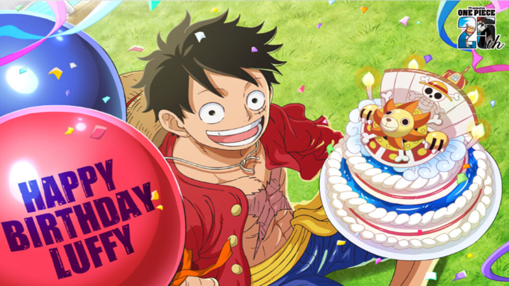 One Piece compie 25 anni: le celebrazioni per il compleanno di Monkey D. Luffy