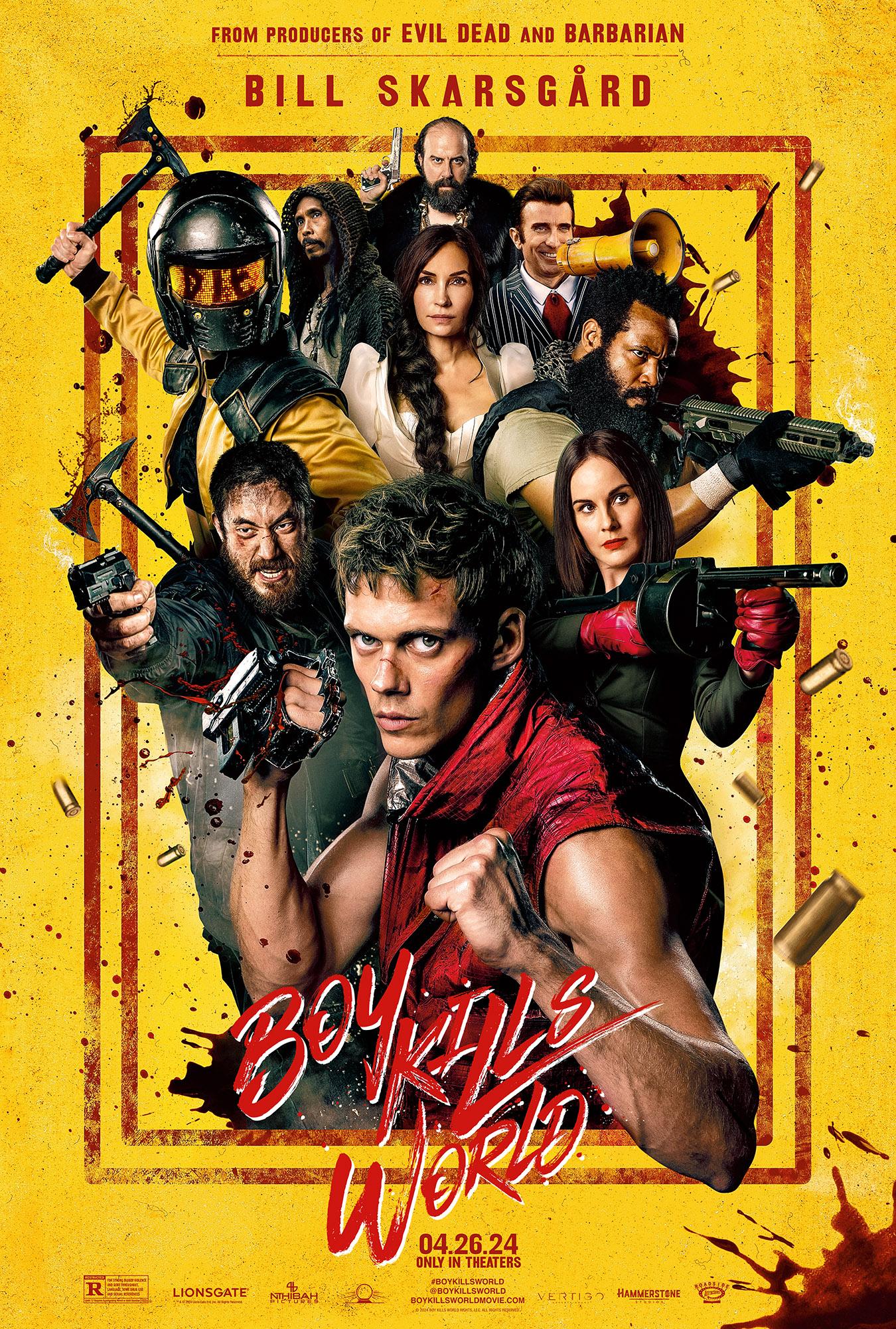 Locandina film action Boy Kills World