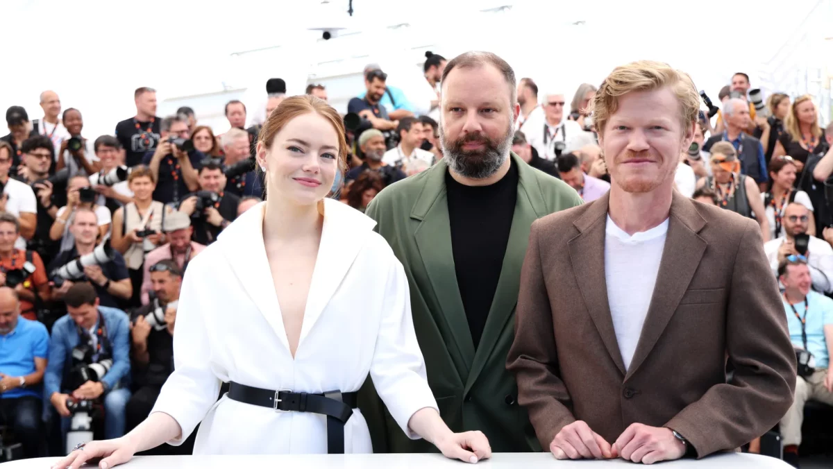 Emma Stone e Jess Plemmons in Bugonia film Yorgos Lanthimos