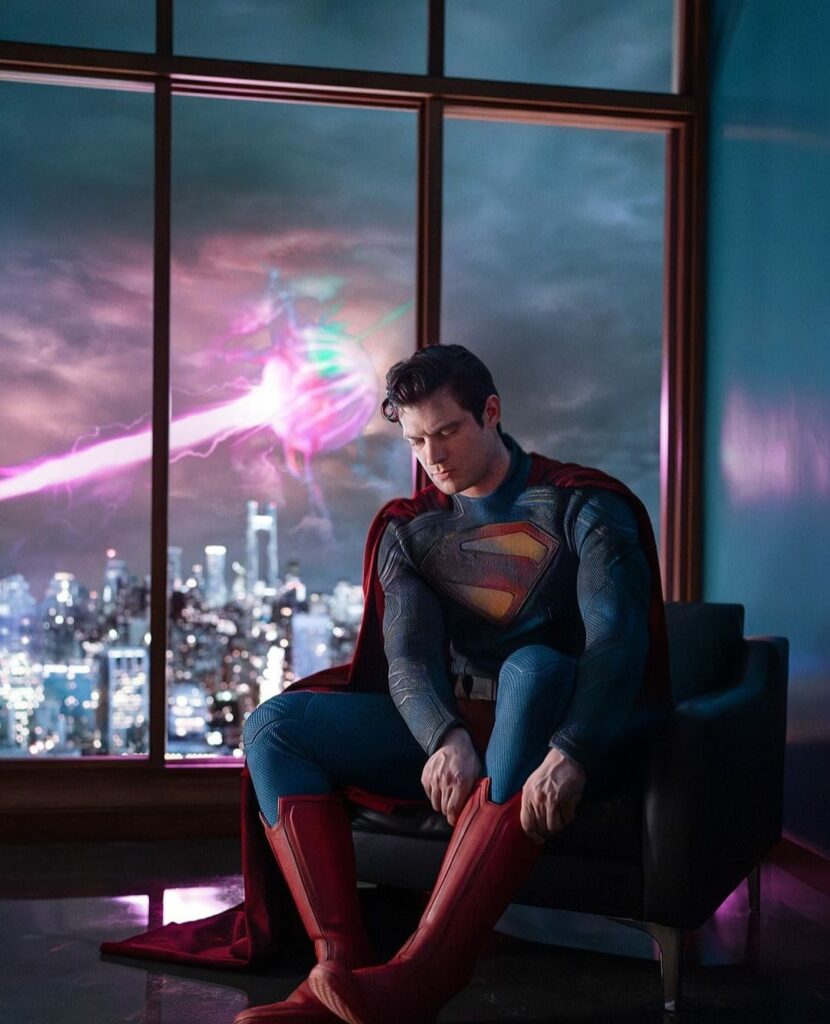 Superman: rivelato il costume di David Corenswet nel film di James Gunn