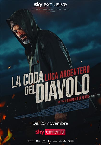 La locandina del nuovo film Sky con Luca Argentero, La Coda del Diavolo