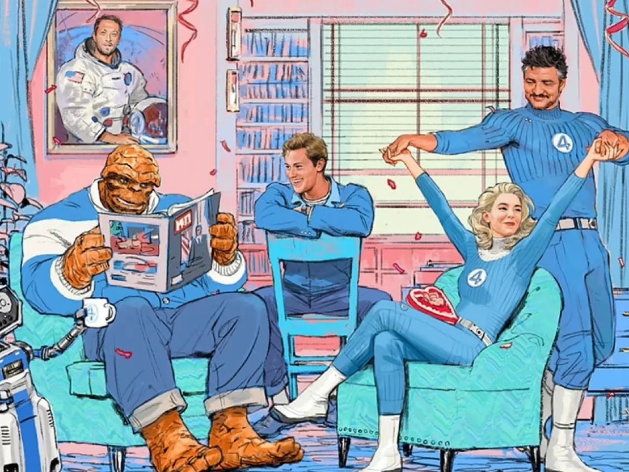 Fantastic 4, Pedro Pascal in uno scatto con un attore censurato: è Robert Downey Jr.?