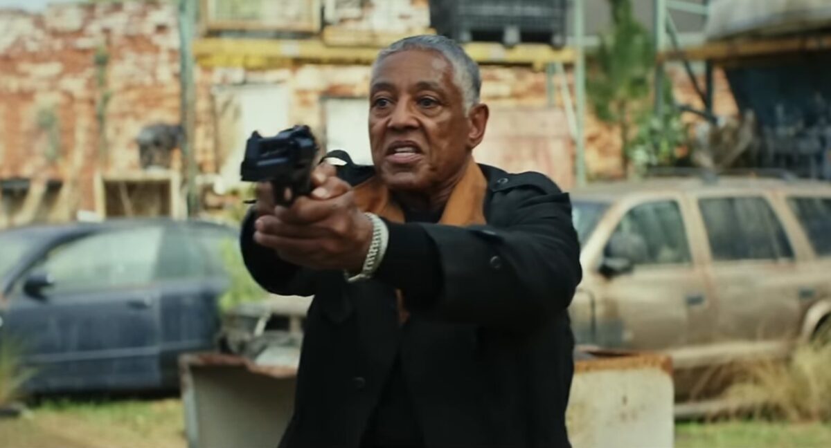 Giancarlo Esposito nei panni di Sidewinder in un'immagine di Captain America: Brave New World