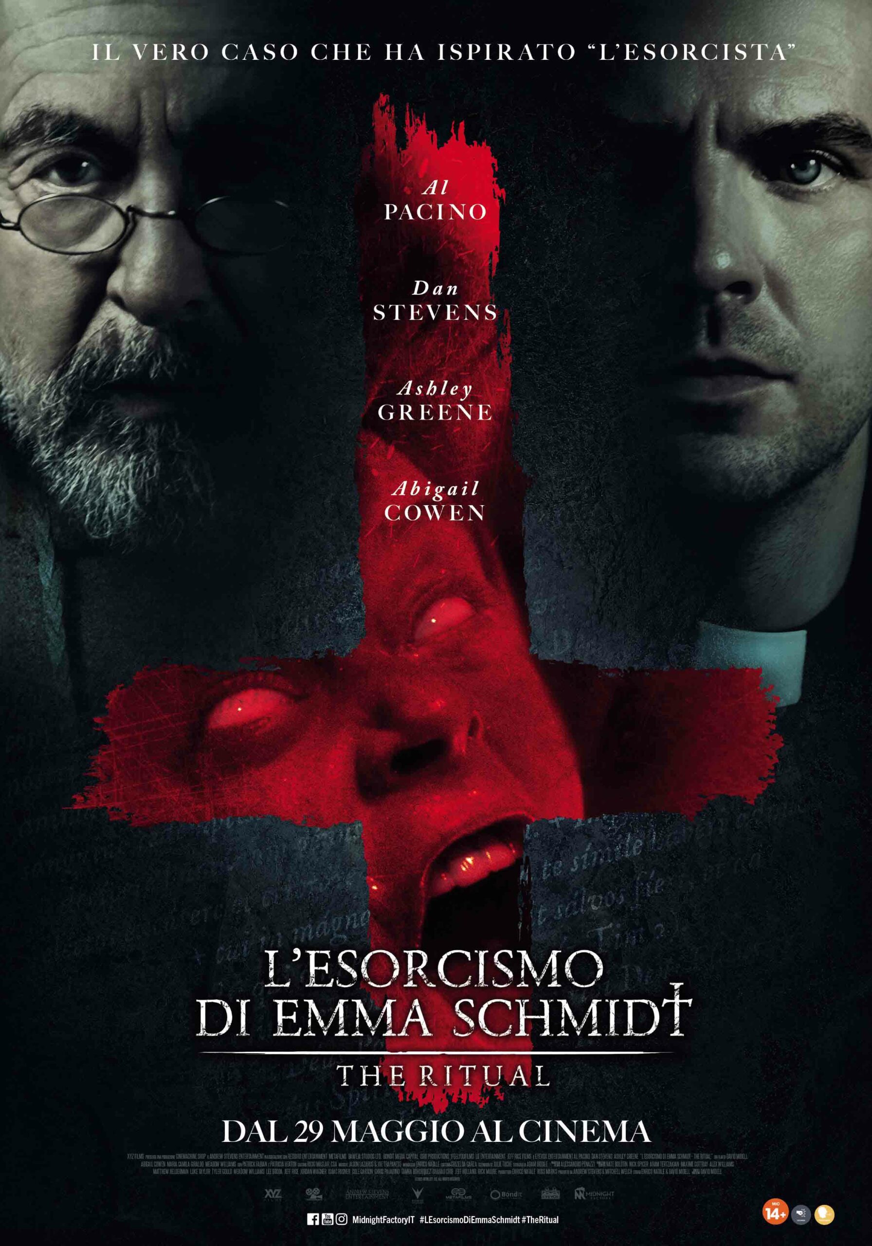 Il poster del film horror con Al Pacino L'esorcismo di Emma Schimdt