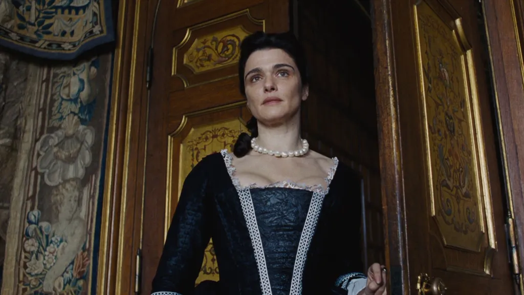 Rachel Weisz in La Favorita, diretto da Yorgos Lanthimos
