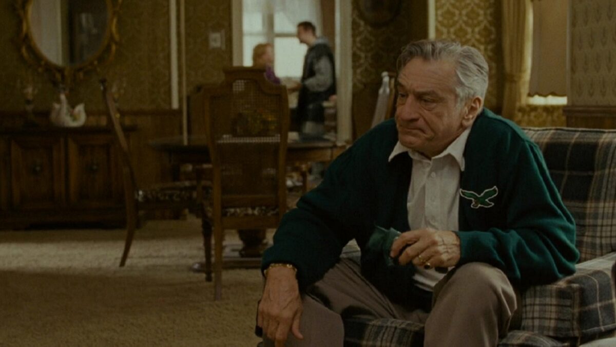 Robert De Niro in una scena di Il Lato Positivo, diretto da David O. Russell