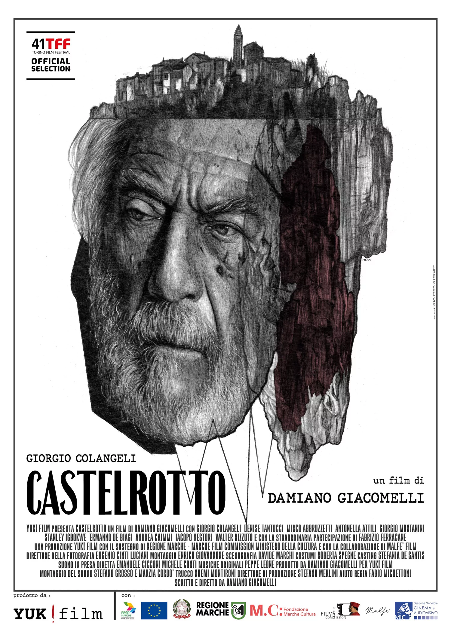La locandina del film di Damiano Giacomelli Castelrotto