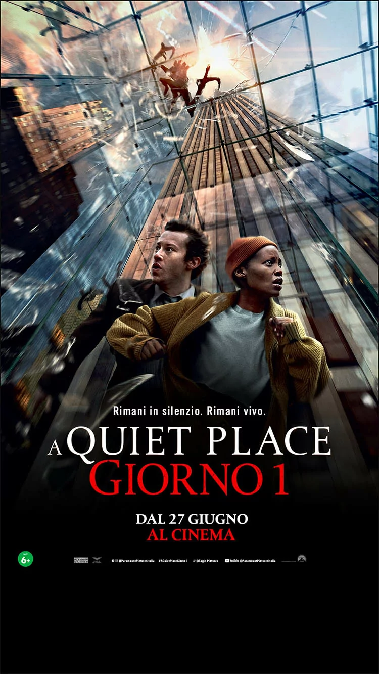 locandina e recensione A Quiet Place Giorno 1