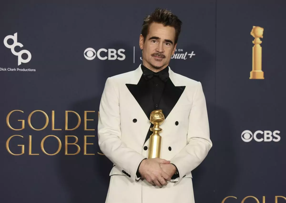 Colin Farrell vince il suo terzo Golden Globe della carriera: premiato il suo Pinguino